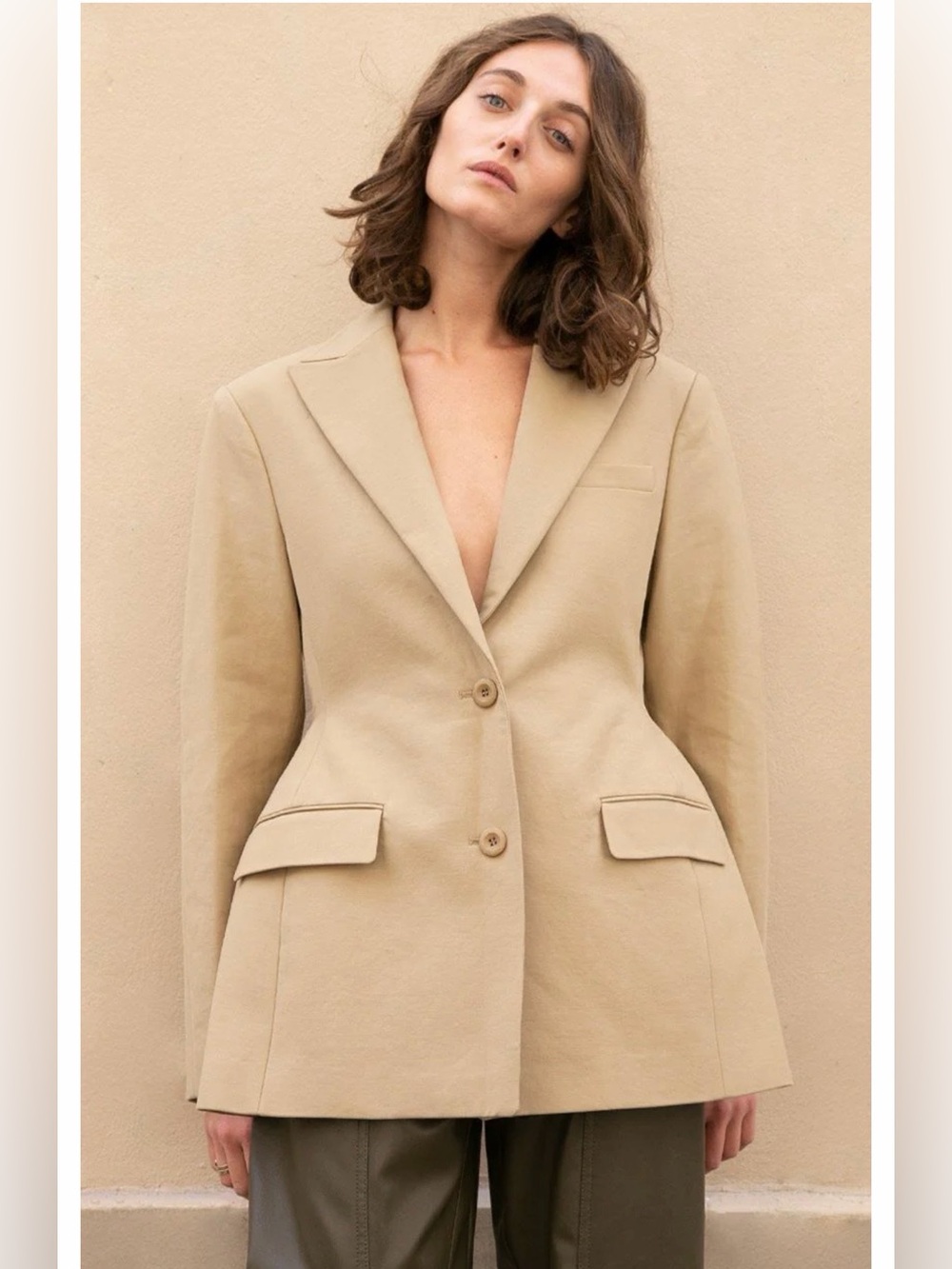 THE FRANKIE SHOP COLETTE HOURGLASS BLAZER - Picture 4 of 10